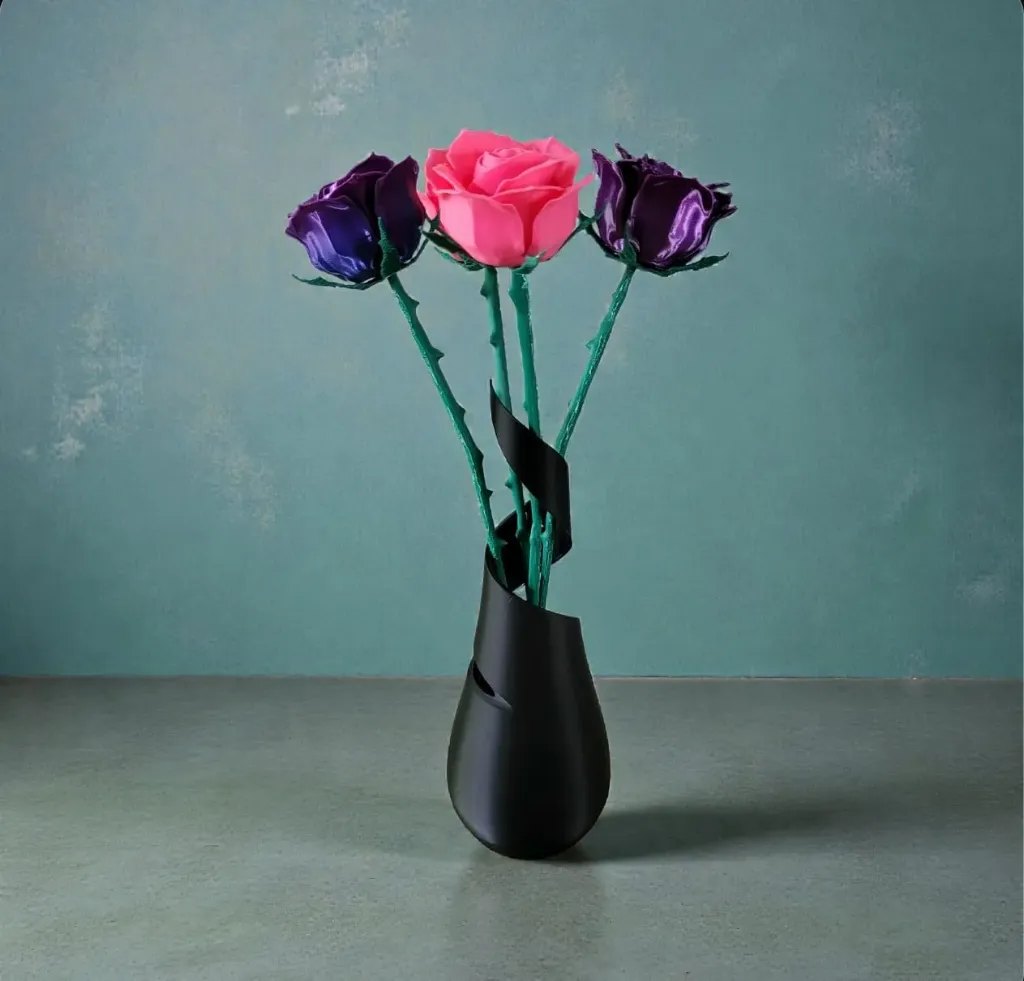 Harsio Modern Vases V2 (Small, Black)